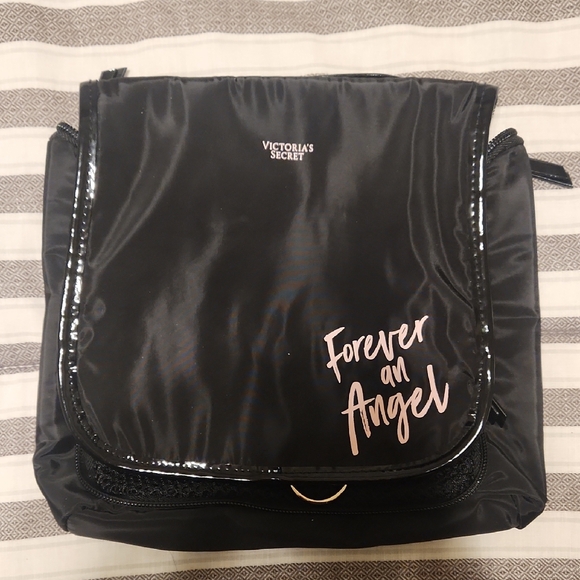 Victoria's Secret Handbags - Victoria's Secret Black Cosmetic Bag - Forever an Angel